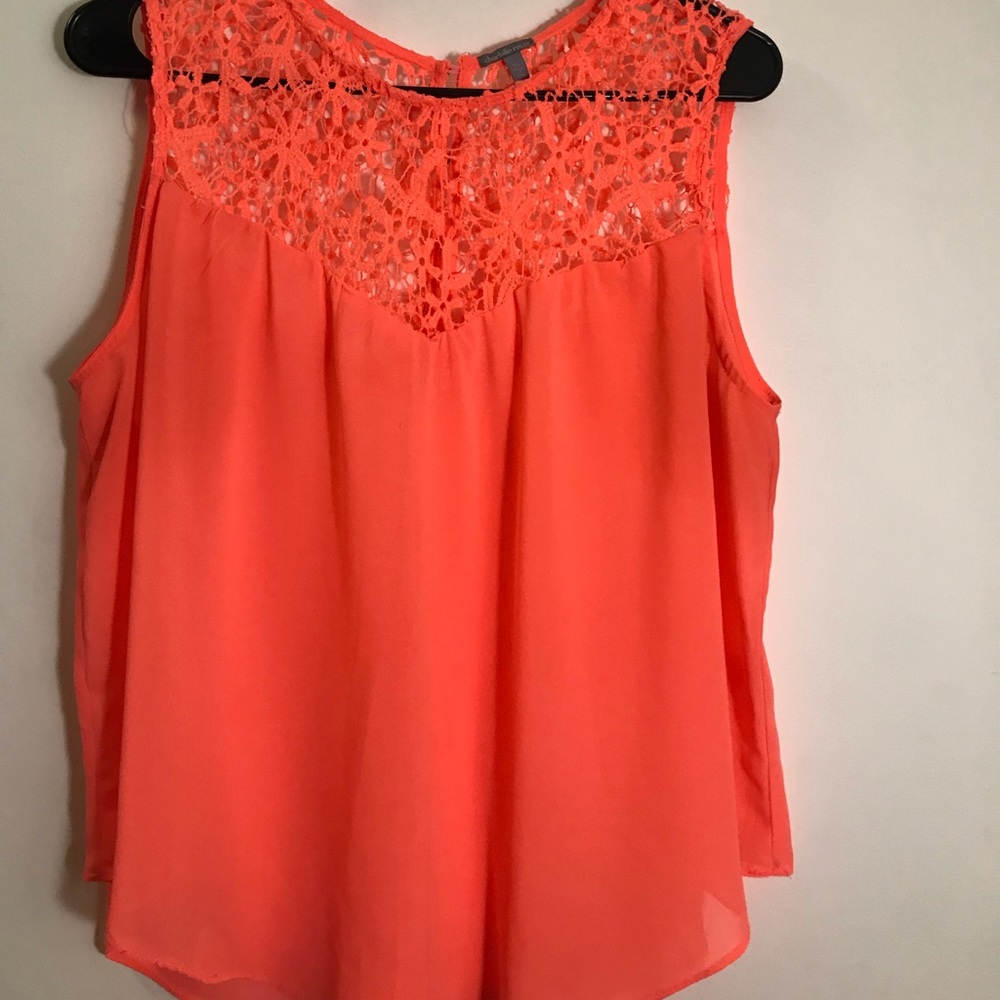 Charlotte Russe Hot Pink Chiffon Blouse XL